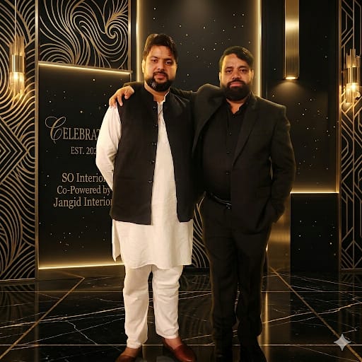 Sanju Jangid & OmPrakash Jangid — Founders of SO Interiors