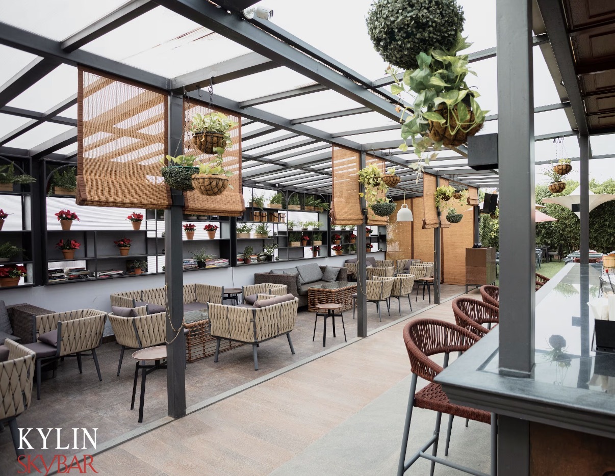 Skybar booth seating